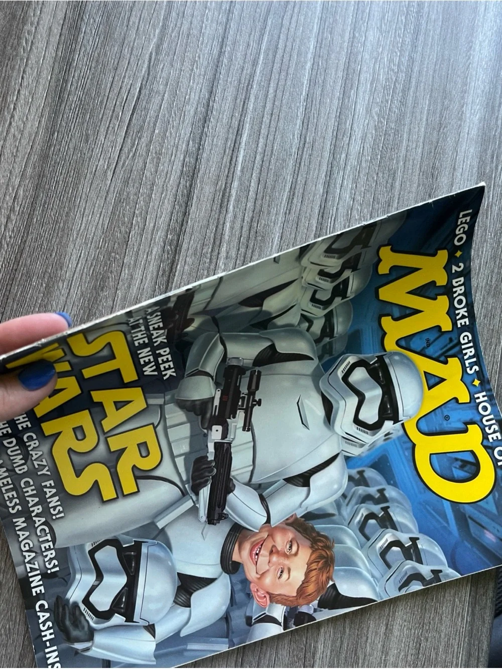 April 2015 MAD Magazine #532 STAR WARS COVER Stormtrooper- good used condition